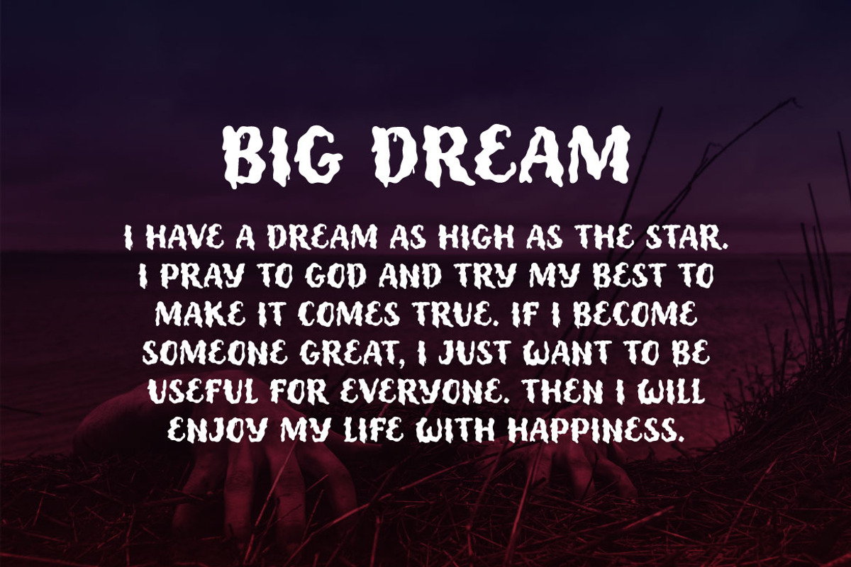 Zombicong - Halloween Display Font, a Font by Mightyfire (Photo 3 of 4)