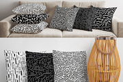 Chic Monochrome Pattern Sets, a Pattern Graphic by Vibrand Studio (Thumbnail 7 of 12)