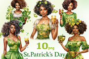 St.Patrick’s Day Clipart, a Seasonal Illustration by GlamArtZhanna (Thumbnail 1 of 4)