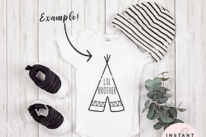 Onesie Mockup Bundle, Boy Bodysuit