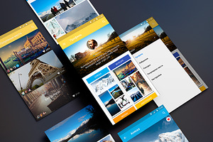 Travel App Material Design
