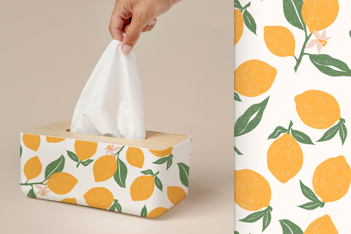 Lemons Pattern, a Pattern Graphic by Groovy Arts (Photo 5 of 5)