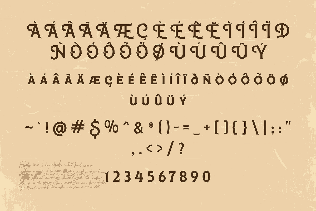 Roseblade - Thorny Vintage Typeface, a Sans Serif Font by HipFonts (Photo 2 of 11)
