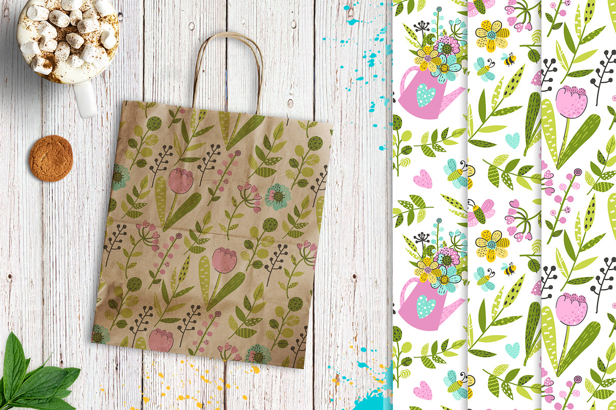 Spring and Easter patterns!, a Pattern Graphic by Nafanya (Photo 7 of 7)