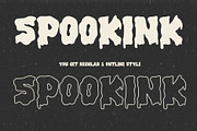 SpookInk - Halloween Font, a Font by Arendxstudio (Thumbnail 2 of 10)