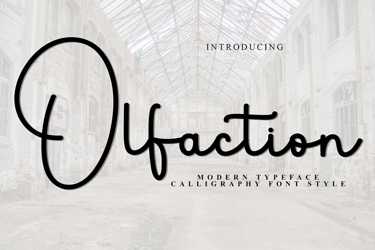 Olfaction, a Handwritten Font by InermediaSTUDIO (Photo 1 of 8)