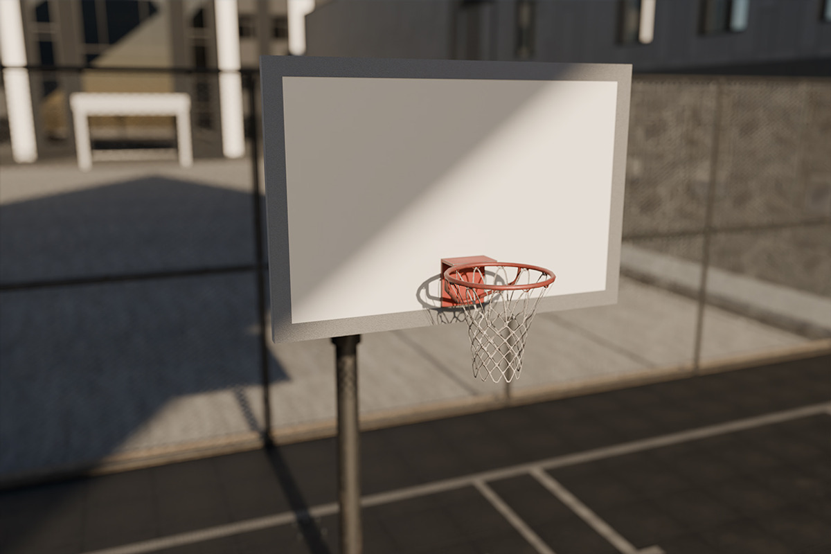 Basketball Backboard Mockup, a Mockup by Mockupnine (Photo 2 of 7)