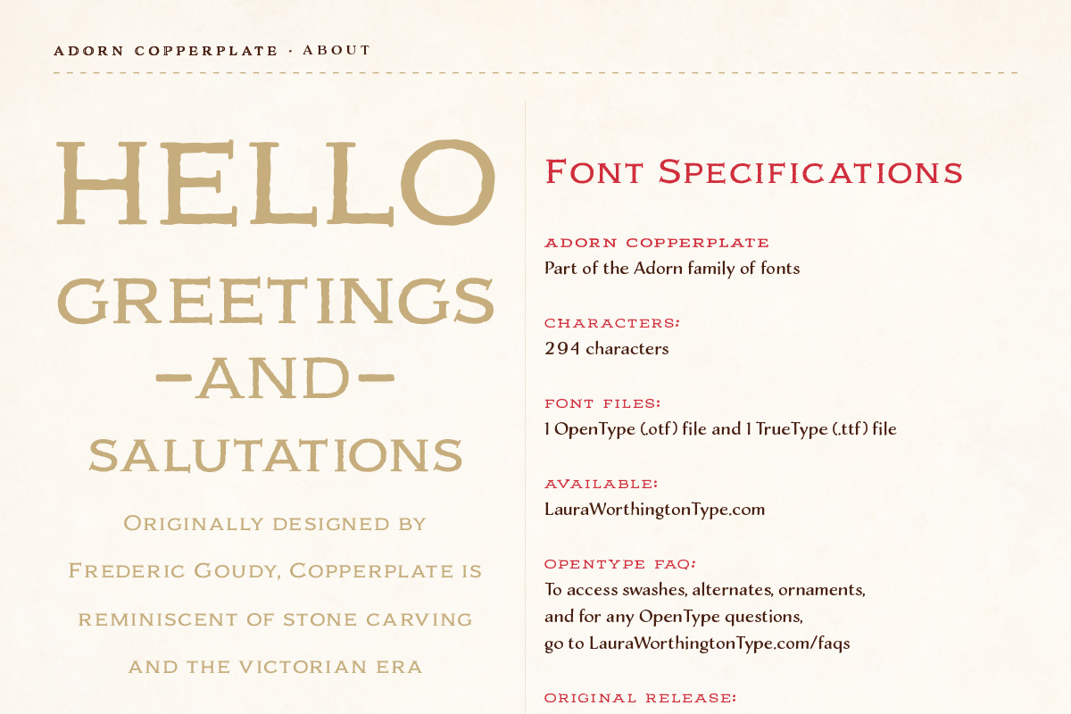 Adorn Collection, a Sans Serif Font by Laura Worthington (Photo 29 of 62)