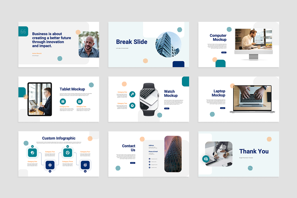 Budget Apple Keynote Template, a Presentation Template by Flat Icons (Photo 4 of 4)