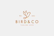 Dove Bird Fly Logo, a Branding & Logo Template by Signatoro (Thumbnail 2 of 2)