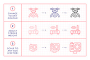Technology Line Icons, an Outline Icon by Made by Made (Thumbnail 3 of 7)