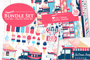 Ice Cream Party, Ice Cream Truck, an Illustration by Mia's Graphic Design (Thumbnail 2 of 9)