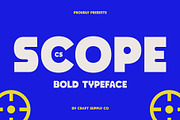 CS Scope – Bold Font, a Sans Serif Font by Craft Supply Co. (Thumbnail 1 of 8)