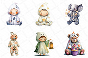 Cute Costume Halloween Clipart, an Illustration by DreamPrint404 (Thumbnail 3 of 5)