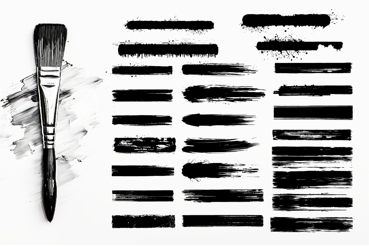 Dynamic Brush Strokes Collectio, a Brush Add-On by ZinetroN (Photo 5 of 5)