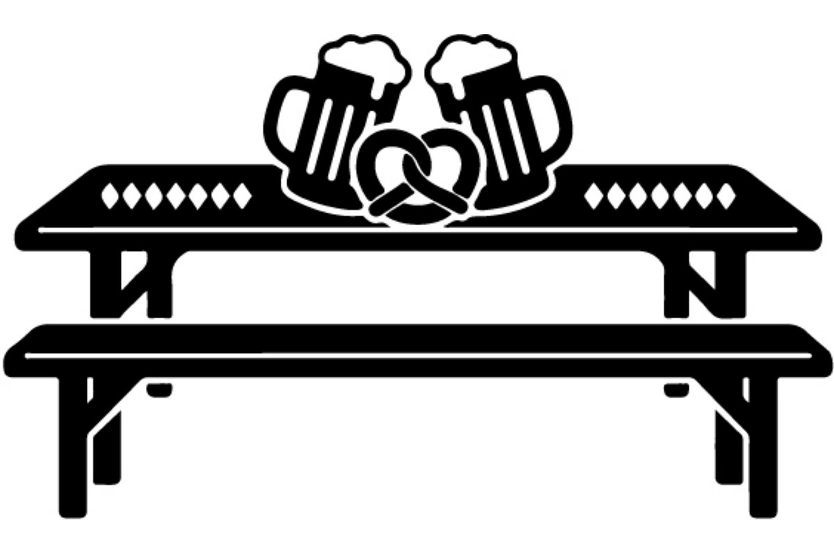 Oktoberfest Beer Table Silhouette, an Object Graphic by Gfx_Store (Photo 7 of 16)