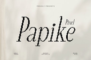 Papike Pixel, a Serif Font by Craft Supply Co. (Thumbnail 1 of 8)