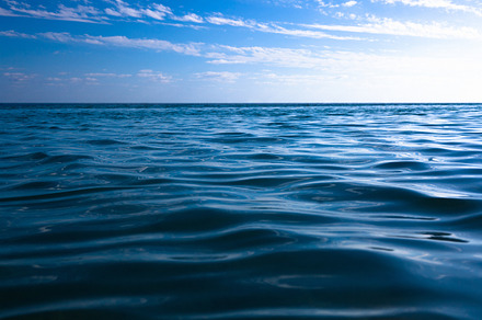 Ocean background containing blue, sky, and sea