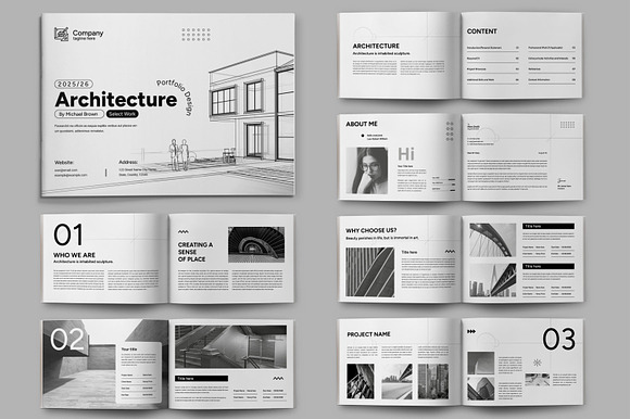 Black Architecture Portfolio preview 6