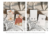 Pampas Grass Boho Invitation Mock Up, a Print Template by My Lovely Stock (Thumbnail 3 of 3)