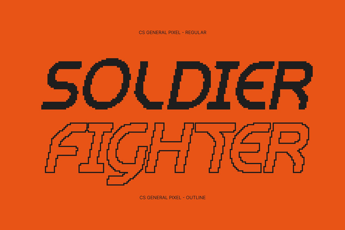 CS General Pixel, a Sans Serif Font by Craft Supply Co. (Photo 2 of 8)