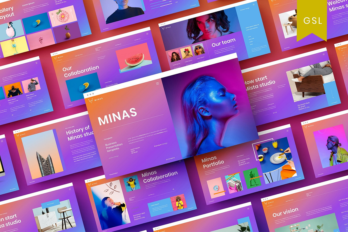 Minas - Business Google Slide Templa, a Presentation Template by Dens Creative Studio (Photo 1 of 6)