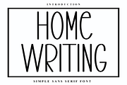 Home Writing, a Sans Serif Font by InermediaSTUDIO (Thumbnail 1 of 7)