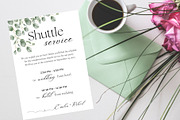 Wedding Shuttle service sign, a Card Template by EvaTemplates (Thumbnail 3 of 6)