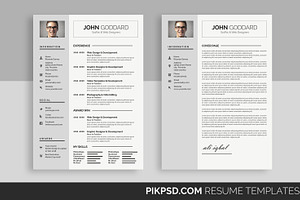 10 Clean Resume/CV Bundle