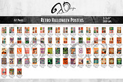 Retro Halloween Posters, a Background Graphic by NiiiNArt (Thumbnail 8 of 9)