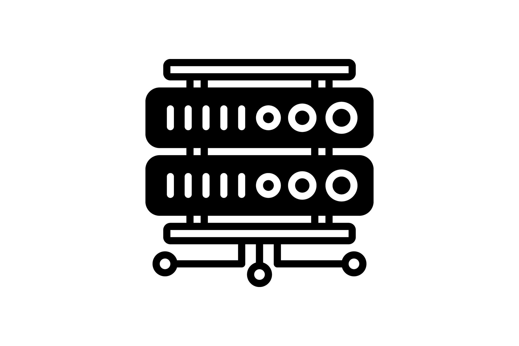 Rackmount server icon, an Icon by Creative priyanka