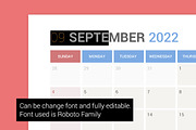 Calendar 2022 Planner Design[Sunday], a Stationery Template by WORAKAMON Design Studio (Thumbnail 5 of 5)
