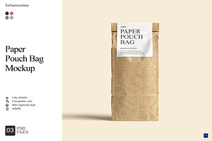 Paper Pouch Bag Mockup, a Product Mockup by Sweetdady
