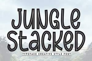 Jungle Stacked | Script Font