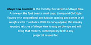 Alwyn New Rounded, a Sans Serif Font by Moretype (Thumbnail 2 of 5)
