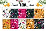 Seamless Floral patterns, a Pattern Graphic by The Odd Seed (Thumbnail 8 of 9)