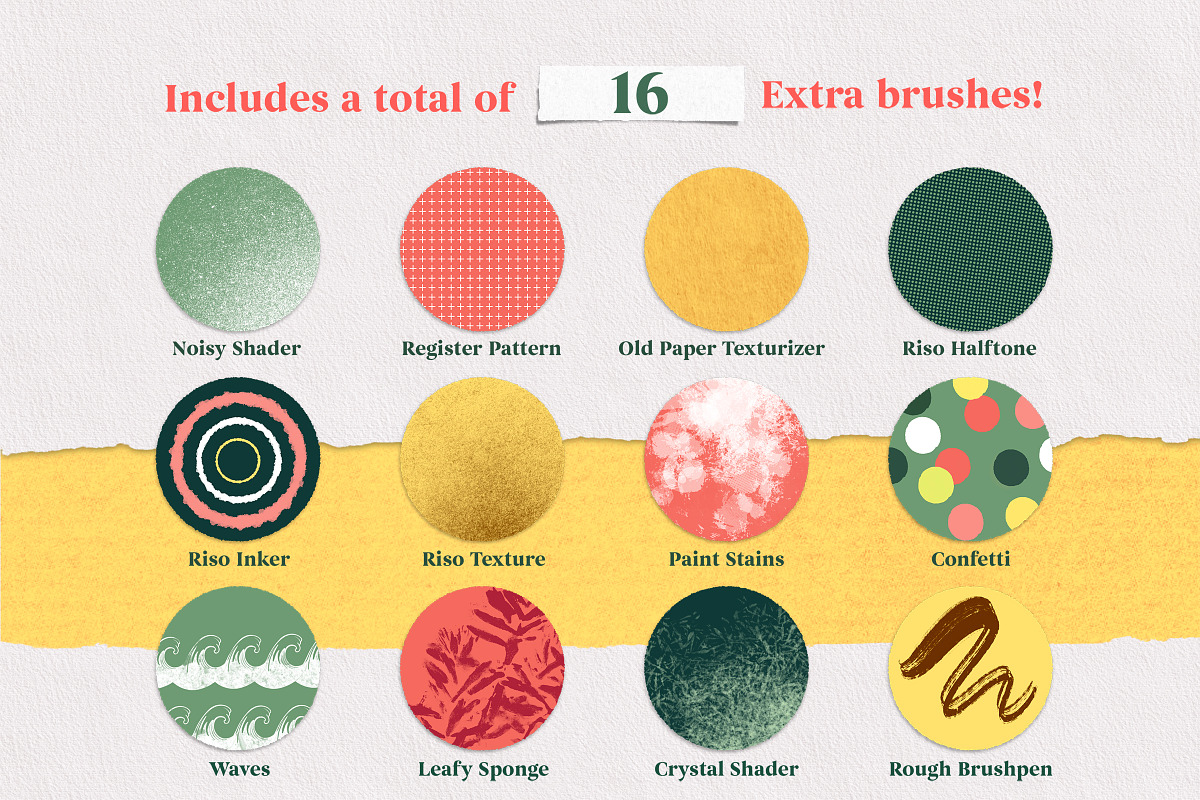 Procreate Print Toolkit 1 w/Vectors, a Brush Add-On by Debi Sementelli (Photo 13 of 15)