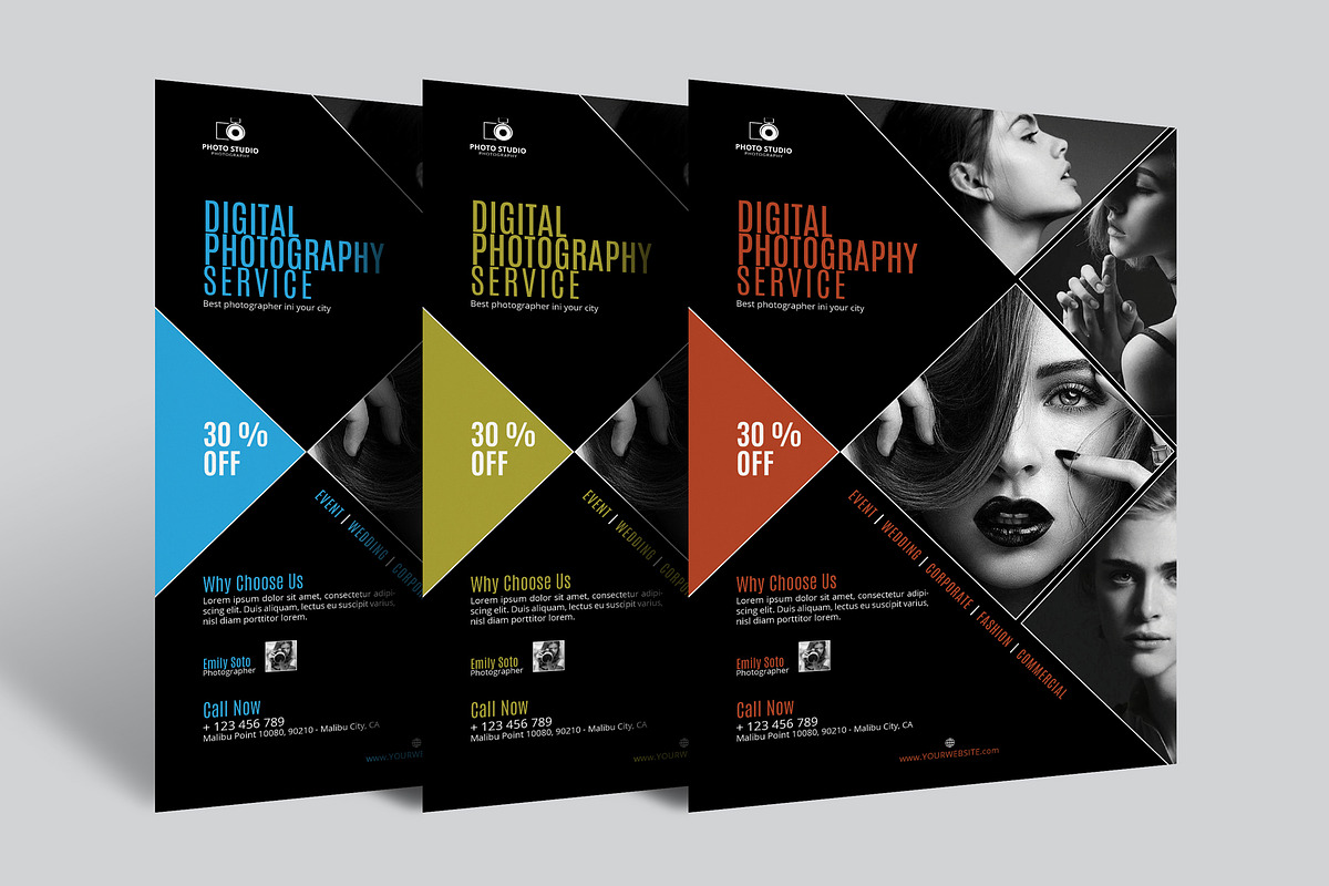 Photography Flyers / Ads Template, a Flyer Template by adekfotografia (Photo 8 of 10)