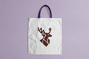Geometric Star Deer Logo, a Branding & Logo Template by Vectorium Studio (Thumbnail 2 of 2)