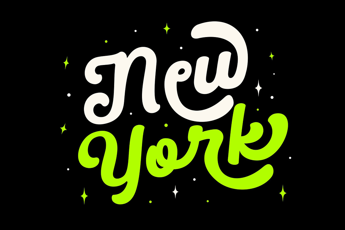 Black - Rounded Script Font, a Script Font by HRDR (Photo 6 of 13)