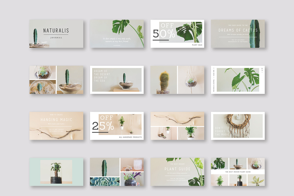 NATURALIS  Social Media BUNDLE, a Social Media Template by 46&2 Collective (Photo 8 of 11)