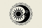 sun and moon surrounded by flowing, an Illustration by Amazin_art (Thumbnail 16 of 25)