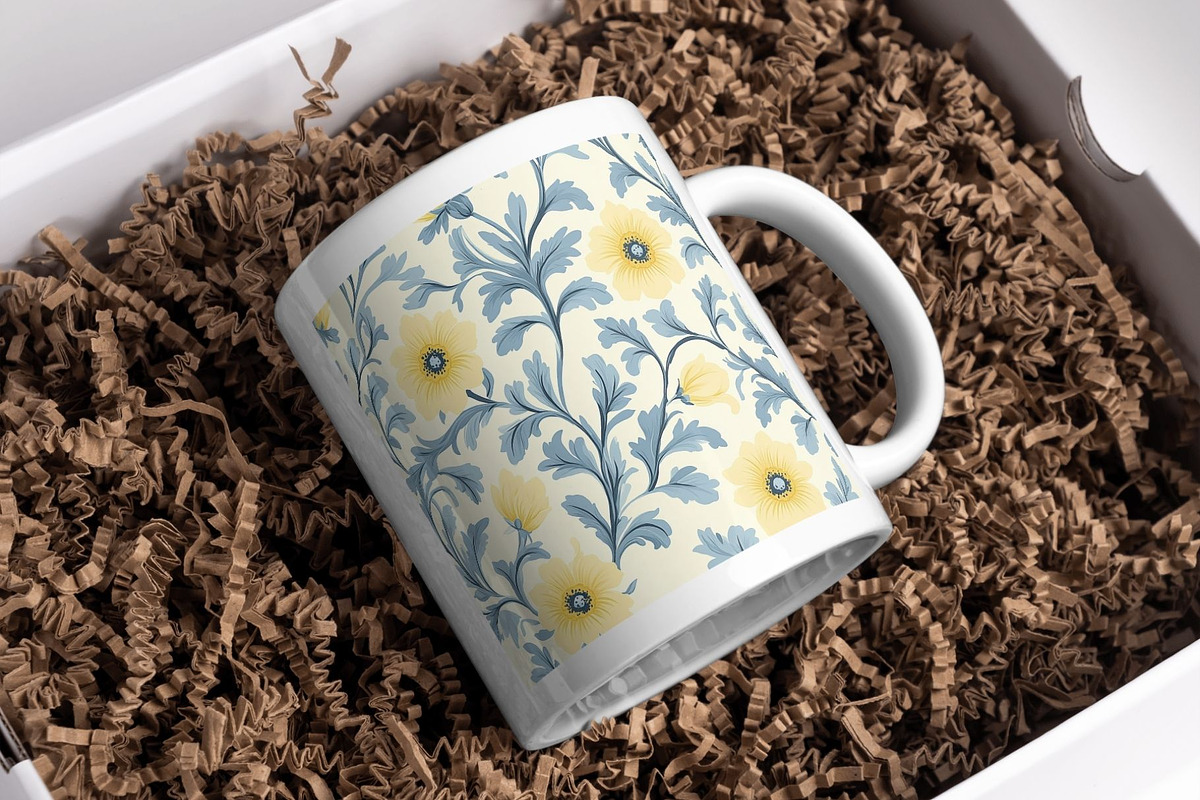 12 Cornflower Bloom Seamless Pattern, a Pattern Graphic by Inknfolly (Photo 5 of 7)