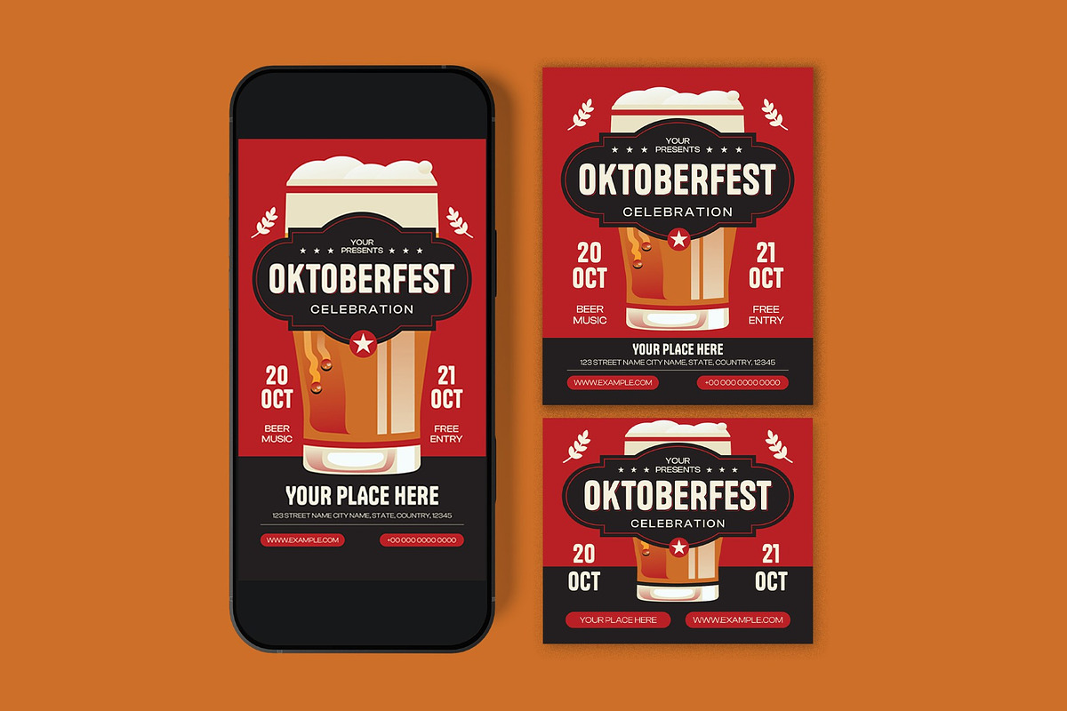 Oktoberfest Flyer, a Flyer Template by graphicook (Photo 3 of 3)