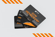 Gym Center - Membership Card, a Card Template by StreaksideStd (Thumbnail 3 of 3)