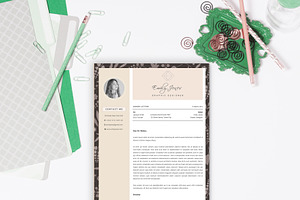 Simple Color CV-Resume Template C