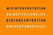 Hurdle - Futuristic Family (58 Font), a Sans Serif Font by alpercakici (Thumbnail 13 of 15)