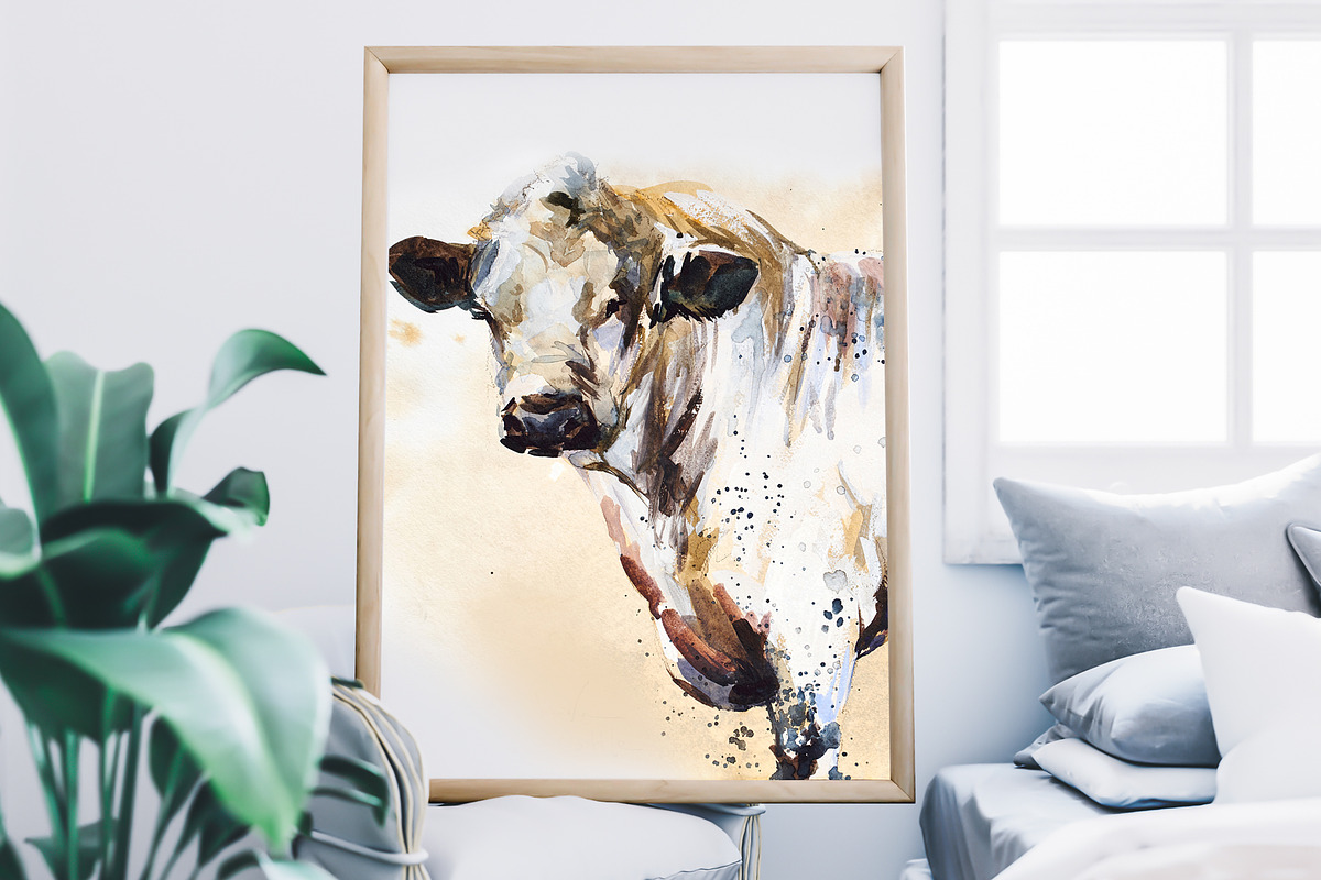 CATTLE Vol.1: 6 Realistic Bull Breed, an Animal Illustration by FineArt (Photo 4 of 6)