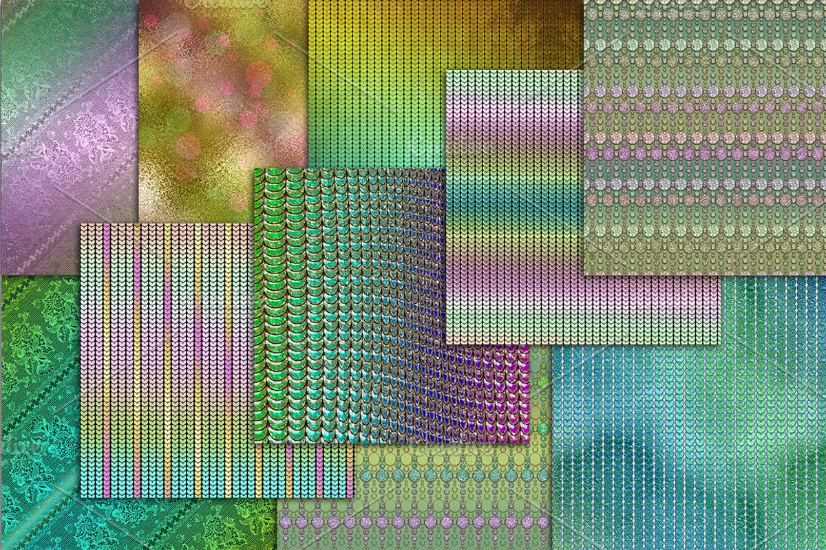 Fairy forest metallic textures, a Texture Graphic by Area (Photo 4 of 10)