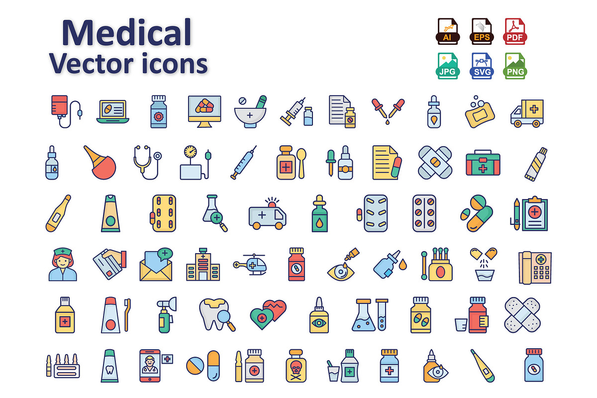Essential Medical Vector Icons, an Outline Icon by Vector Portal (Photo 1 of 6)